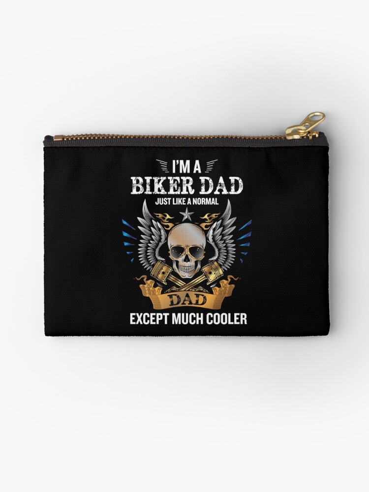 Im a Biker papa Shirt Motorcycle Rider Zip Hooded Sweatshirt