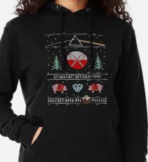 Hey Yule - Pink Christmas Lightweight Hoodie