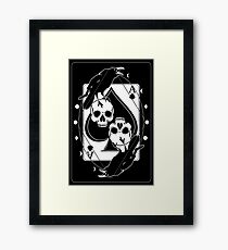 Ravens, Skulls and the Ace of Spades Framed Print