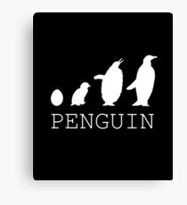 Penguin evolution Canvas Print
