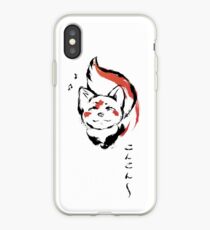 Little Kitsune Ink with sounds. iPhone Case