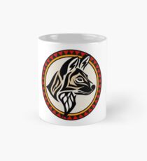 Taza Lobo pintado tribal