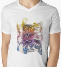 Moldy Fridge - Who Forgot the Hum(m)us? Men's V-Neck T-Shirt