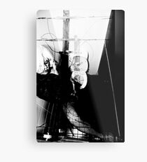 POWERED CUBICLE Metal Print