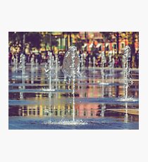 Fountain in the center of Nice, France Photographic Print