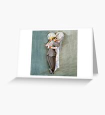 in love guardian angel Greeting Card
