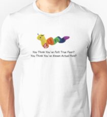 You Think You've Felt True Fear? You Think You've Known Actual Pain? (comic sans) Slim Fit T-Shirt