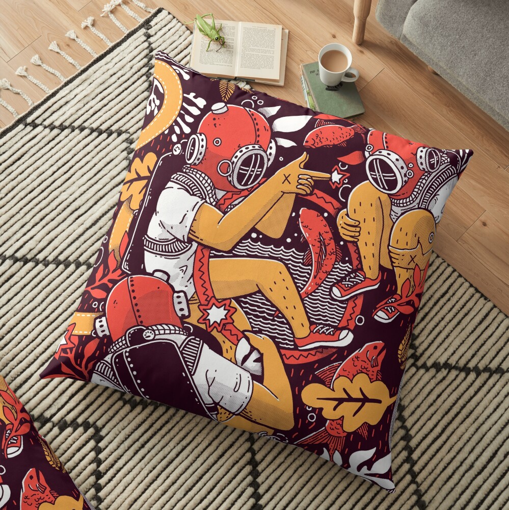 Divers Floor Pillow