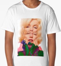 Marilyn Monroe Popart Long T-Shirt