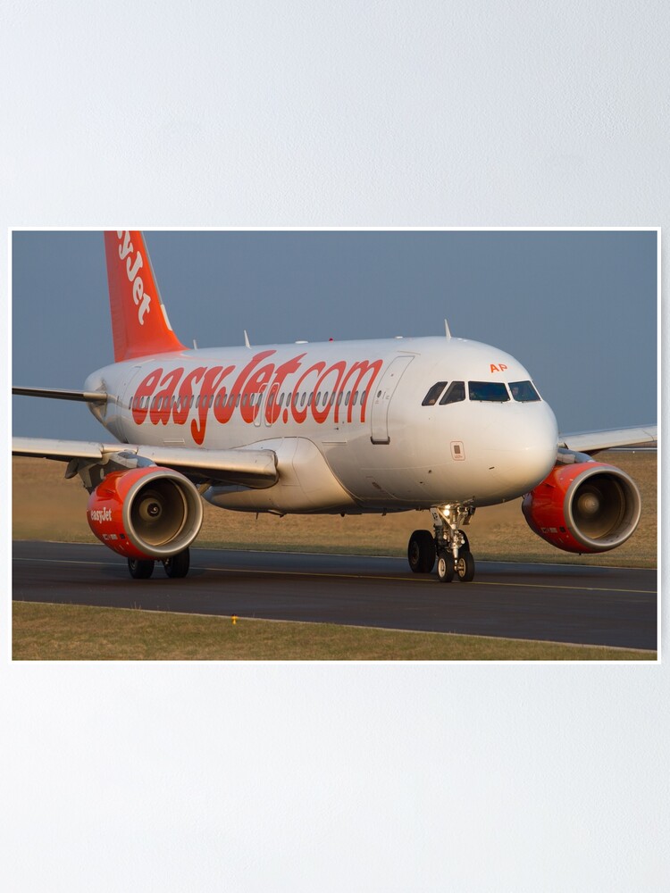 "EasyJet Airbus A320" Poster by manuspotter Redbubble