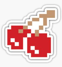Pixel Cherry Sticker Sticker