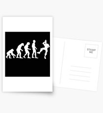 Human Evolution: Take That L Emote Dance Postcards
