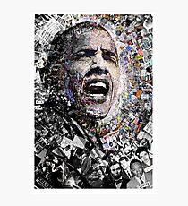 Lámina fotográfica "No soy un hombre perfecto", Obama Civil Rights and Protest Collage