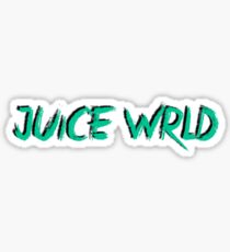 Juice WRLD logo Sea Foam Green Sticker