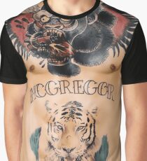 Conor McGregor Tattoos Brust und Bauch Grafik T-Shirt