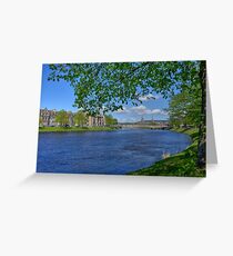 River Ness, Inverness, Scotland. Greeting Card