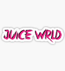Juice WRLD logo Pink Sticker