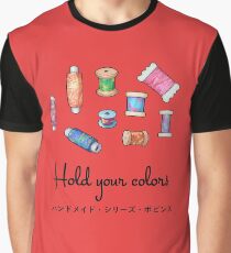 Colorful Handmade Bobbins Dark Graphic T-Shirt