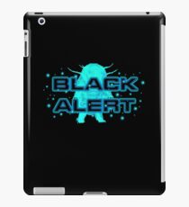 Black Alert (small) iPad Case/Skin