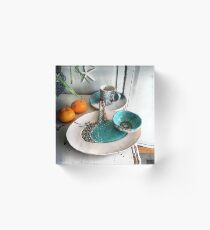 Coastal Pottery Acrylic Block