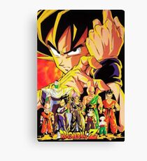 DBZ OLDSCHOOL TEAM Z Canvas Print