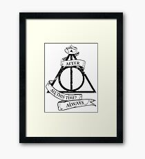 Harry triangle sorcerer Framed Print