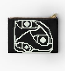 Three eyes pattern pixelart Studio Pouch