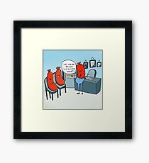 Let's be Frank Framed Print