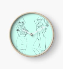 trish and mish Clock