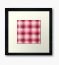 Red and Pink Dots Framed Print