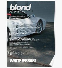 White Ferrari - Poster