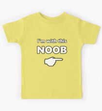 Camiseta para niños Estoy con este Noob - PC Gamer Master Race Left