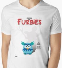 Furbies DVD Cover - Gremlins Parody Men's V-Neck T-Shirt
