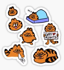 Funnie Garfs Sticker