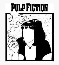 pulp fiction draw Photographic Print