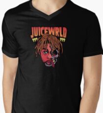 Camiseta de cuello en V Juicewrld 999 dibujos animados