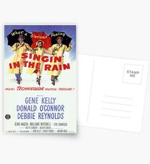 Singin' In The Rain Classic Movie Poster Postcards