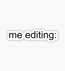 Ich Schnitt - Emma Chamberlain Sticker