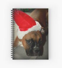 Dino ~ Santas kleiner Helfer ~ Boxer Dog Series Spiralblock
