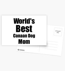 Canaan Dog Mom Dog Lover World's Best Funny Gift Idea For My Pet Owner Postkarten