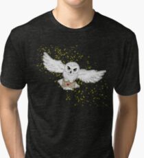 Owl Flight Phone Case Tri-blend T-Shirt