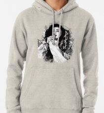 Lauren Jauregui black and white logo Pullover Hoodie