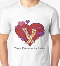 Zwei Speck in der Liebe Slim Fit T-Shirt