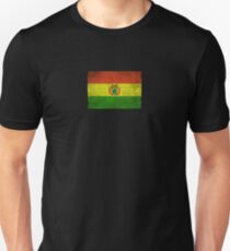 Old and Worn Distressed Vintage Flag of Bolivia Unisex T-Shirt