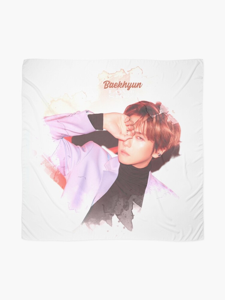 Baekhyun Exo Love Shot Scarf By Nurfzr Redbubble