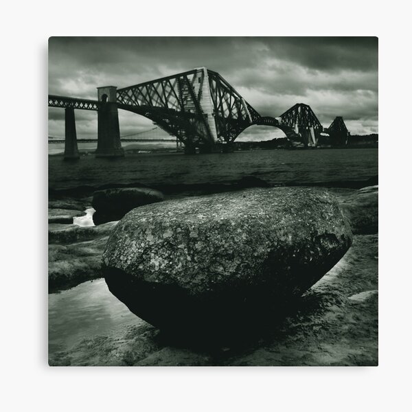 Big Rock Big Bridge Canvas Print