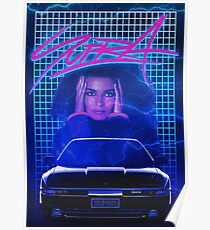 Synthwave-Supra-Plakat. Poster