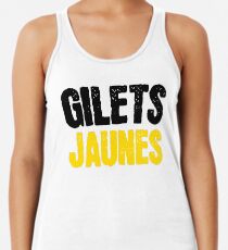 Camiseta de tirantes para mujer Chalecos Jaunes