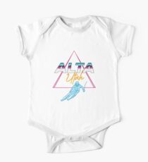 Utah Alta - USA Ski Resort 1980er Jahre Retro Kollektion Shirt Baby Body Kurzarm