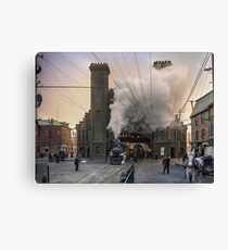Boston and Maine Railroad depot, Salem ca 1910 Canvas Print